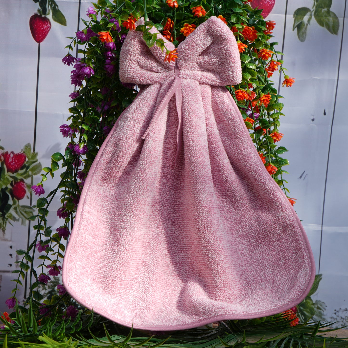 Knuffeldoekje Strik Roze