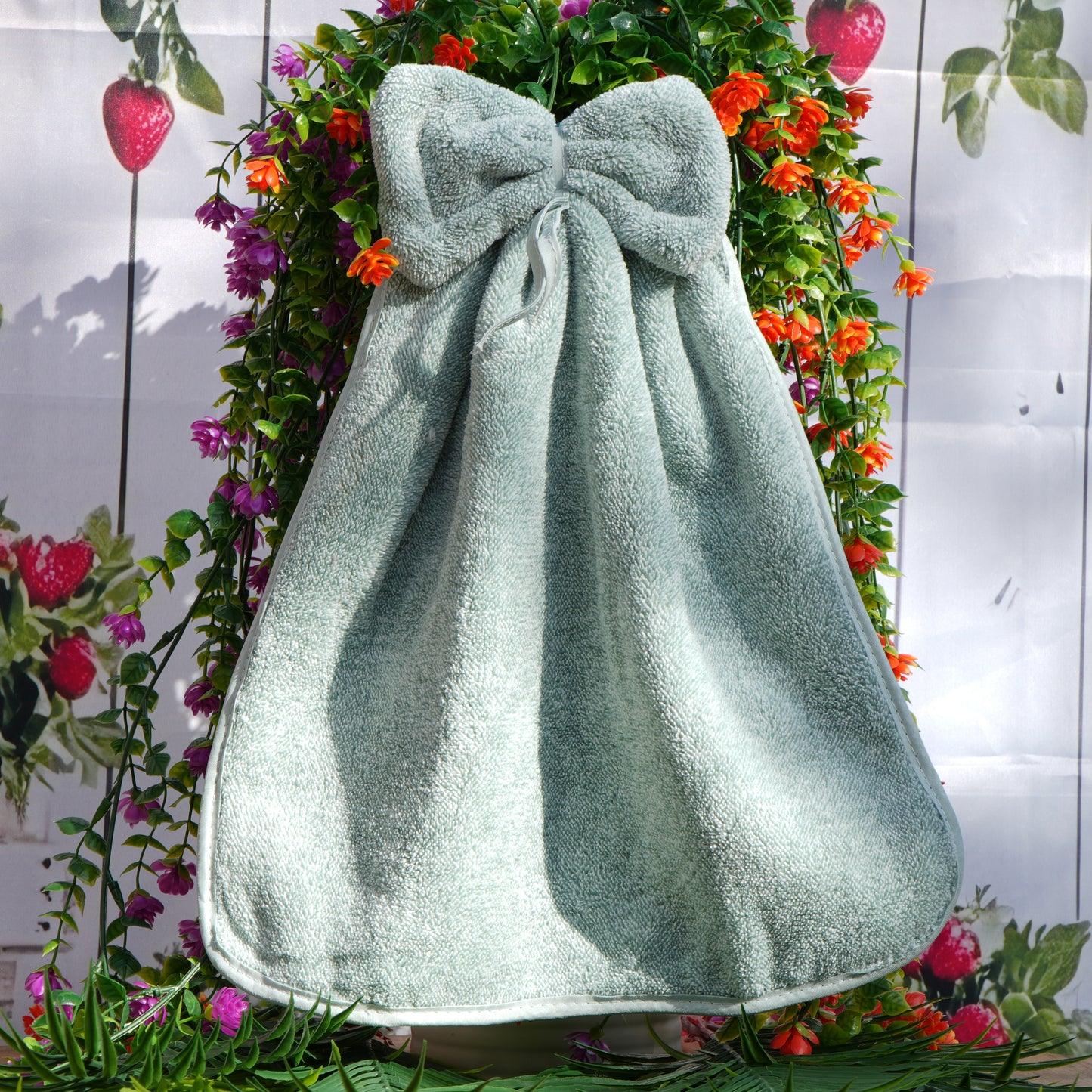 Knuffeldoekje Strik Olijf groen