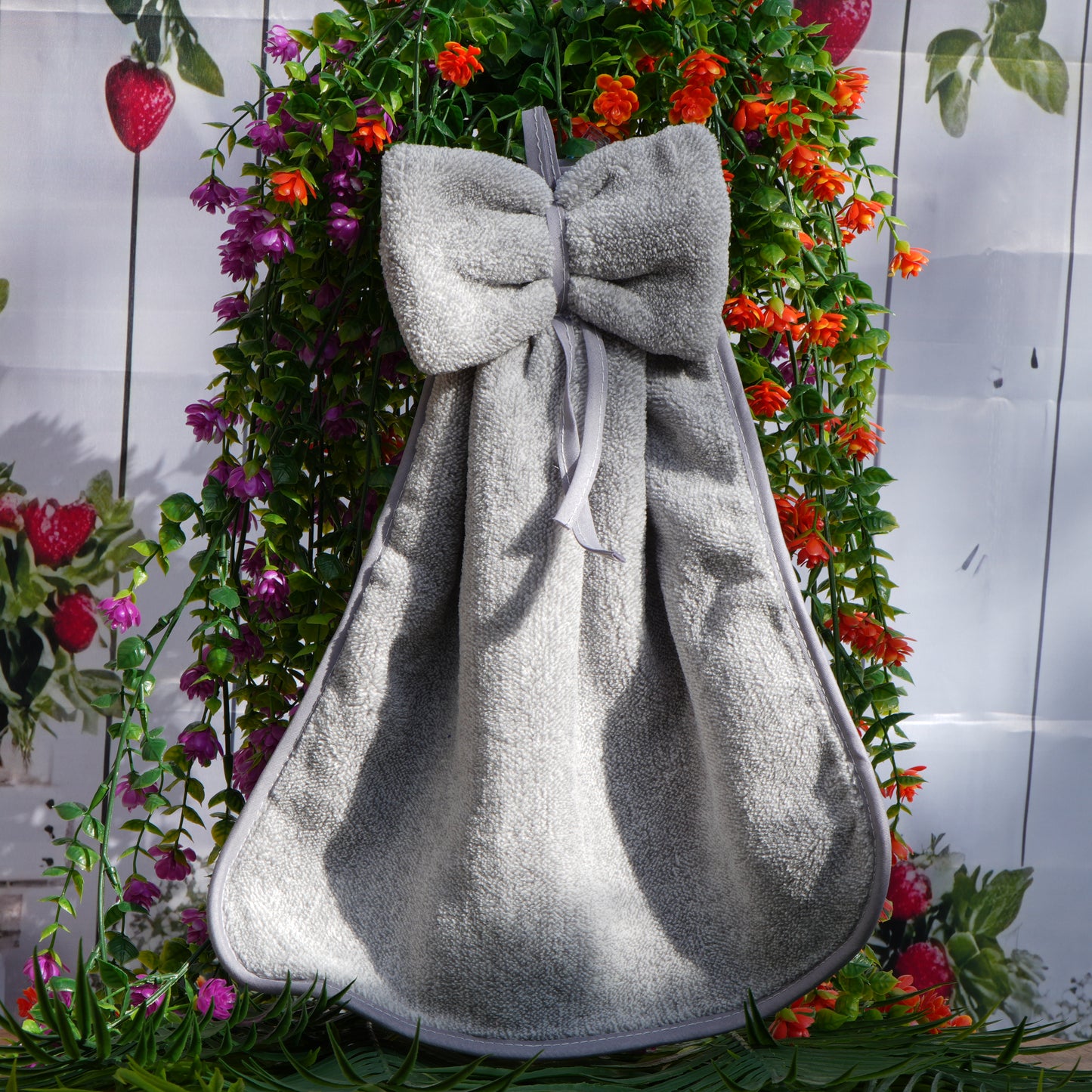 Knuffeldoekje Strik Grijs