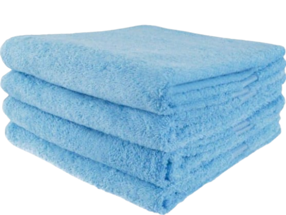 Luiertas handdoekje baby blauw
