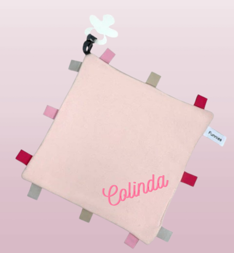 Label Spenendoekje Blush