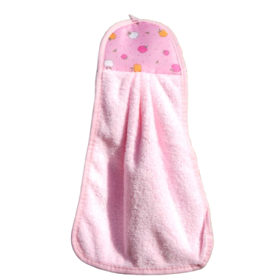 Luiertas handdoekje Roze