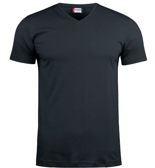 T-Shirt V-Hals 145 U Clique 029035