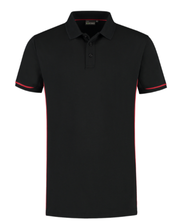 Poloshirt Contrast met extra verlengd achterpand 210 Ca-U Santino Carsen+