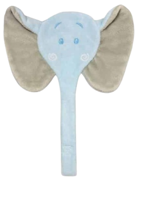 Olifant doekje blauw met spenen lus