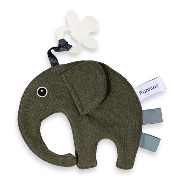 Spenendoekje Olifant met naam en / of tekst