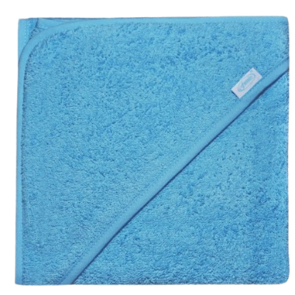 Badcape 100 x 100 cm Baby Blauw