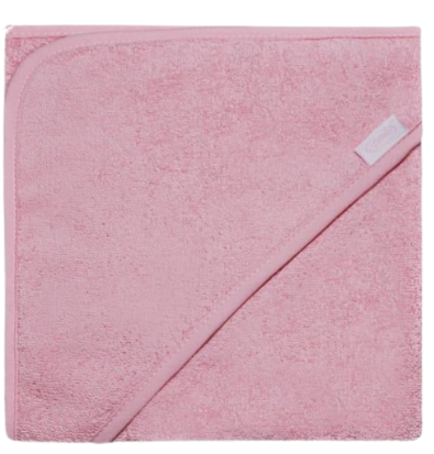Badcape 100 x 100 cm Roze