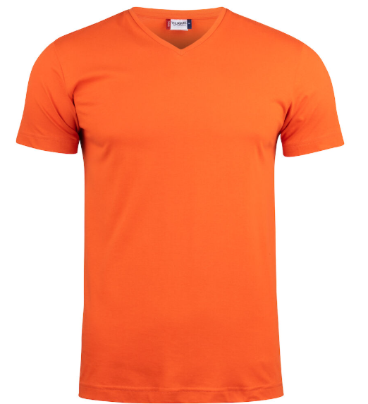 T-Shirt V-Hals 145 U Clique 029035