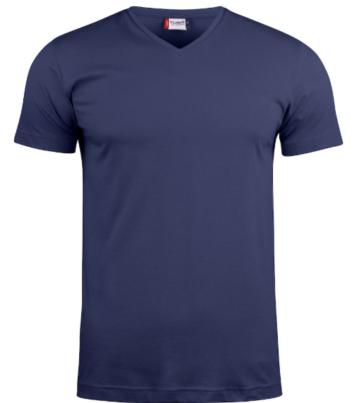 T-Shirt V-Hals 145 U Clique 029035