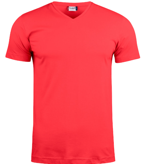 T-Shirt V-Hals 145 U Clique 029035