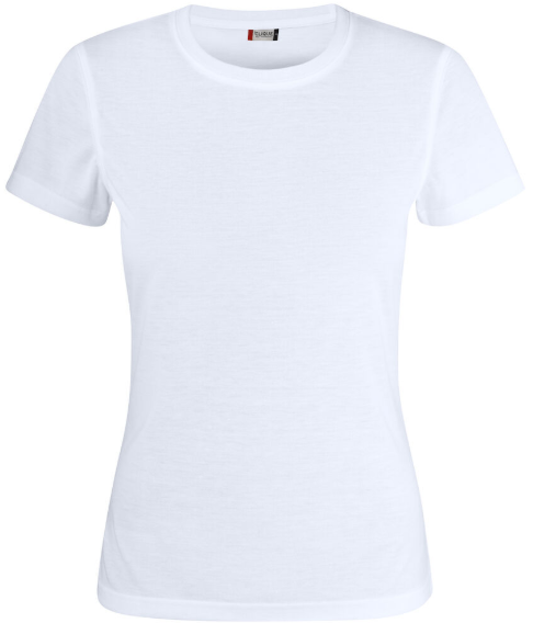 T-Shirt in NEON wit 160 D Clique 029346